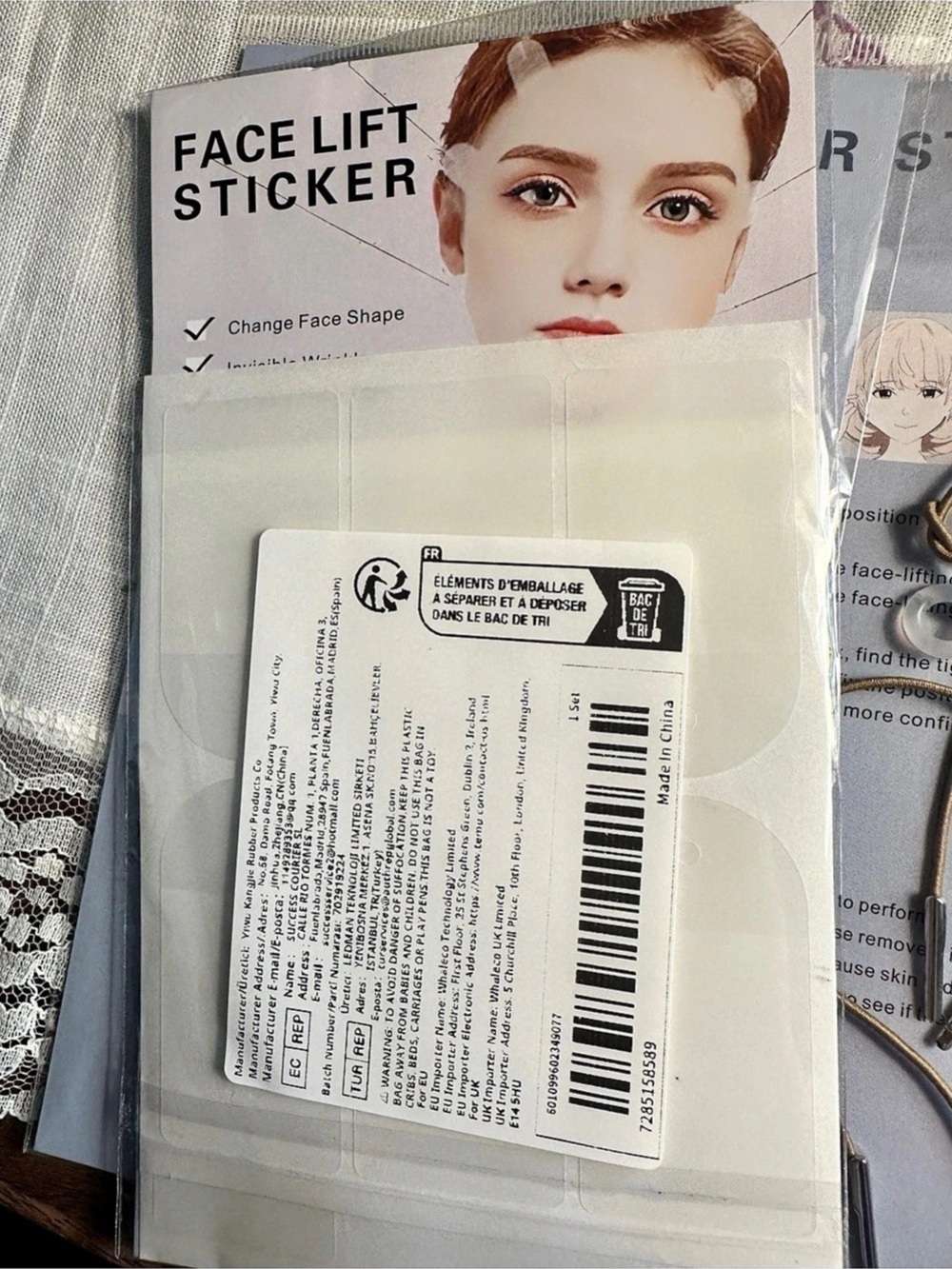 Face Lift Sticker Facial Lifting Sticker Kit Lot - Picture 7 of 8